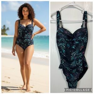 NIP TUCK multifit cup one piece  swimsuit size 4